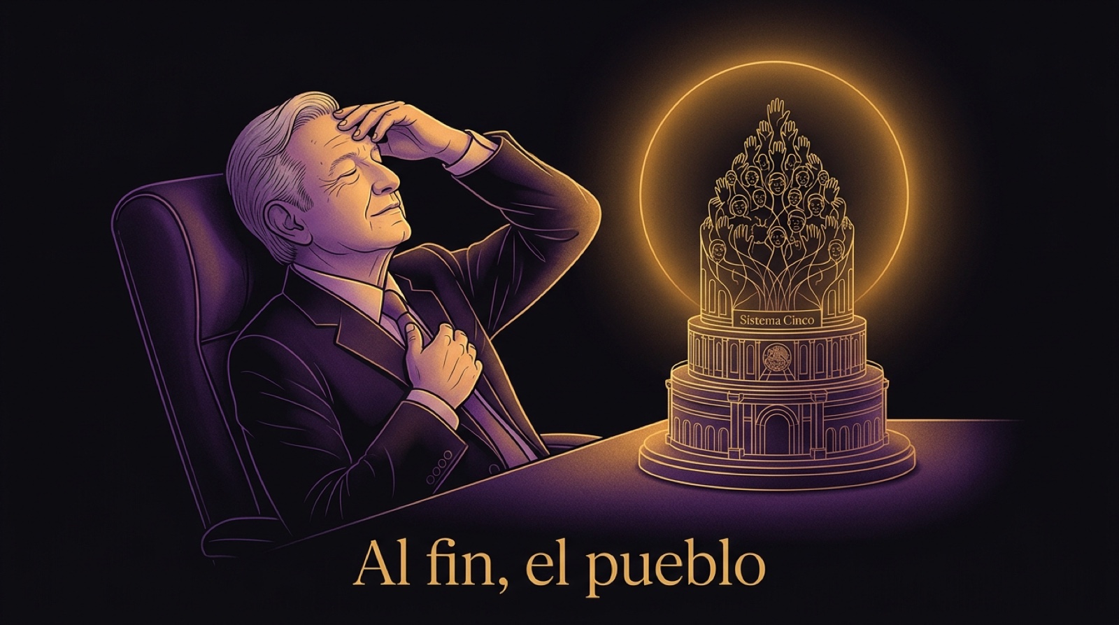 "Al fin, el pueblo": Allende reconoce que la cima del sistema no es un trono, es la gente