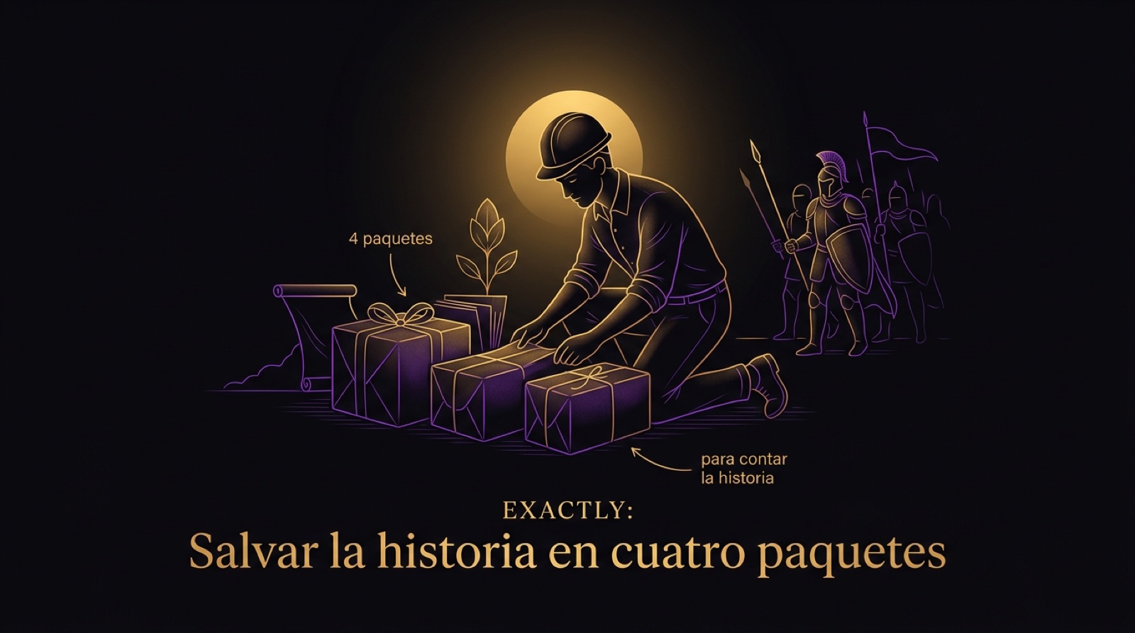 Espejo empaca la documentación en cuatro paquetes bajo el golpe: "para poder contar la historia"