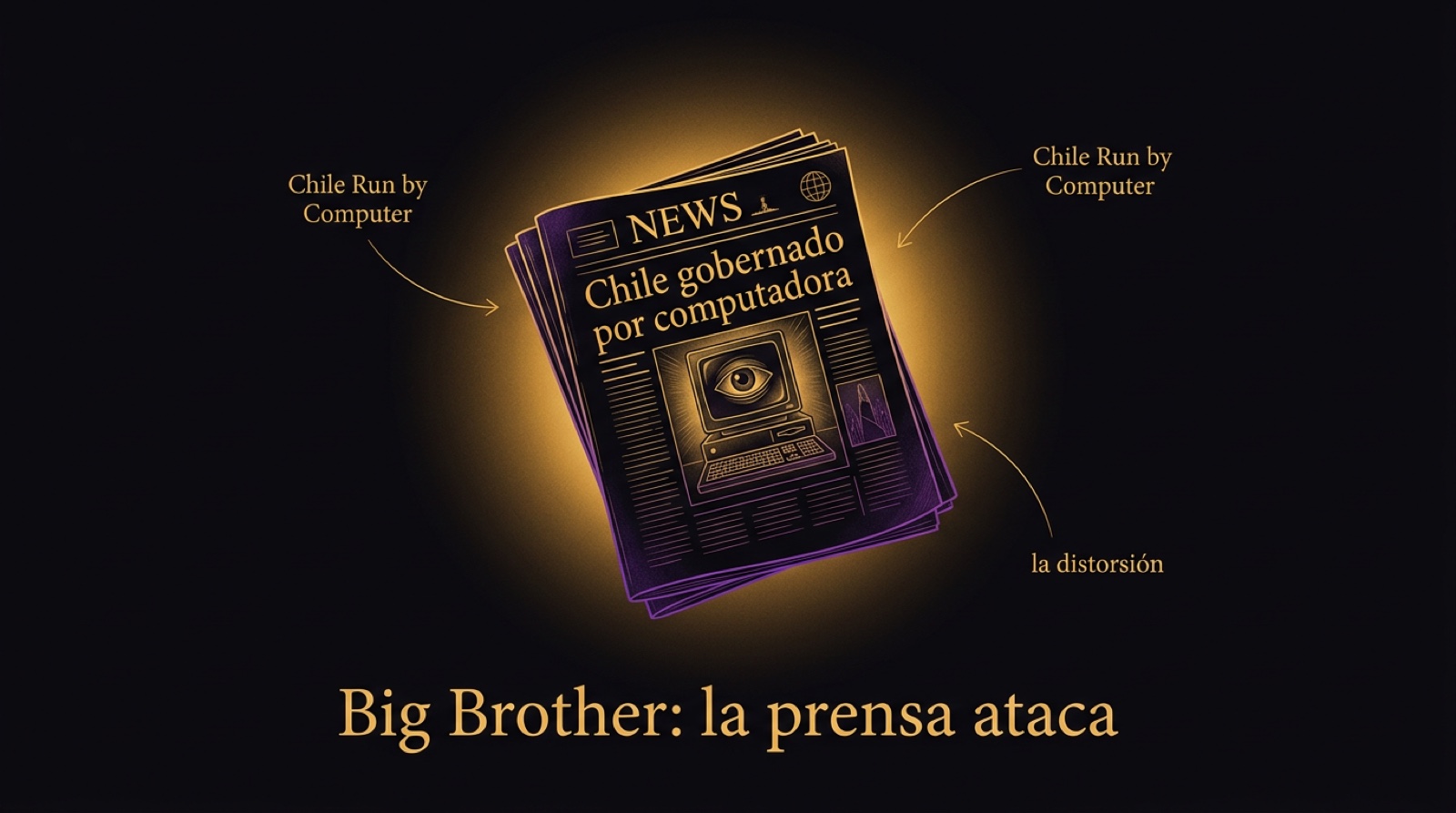 "Chile gobernado por computadora": la prensa pintó a Cybersyn como un Gran Hermano, lo contrario de lo que era