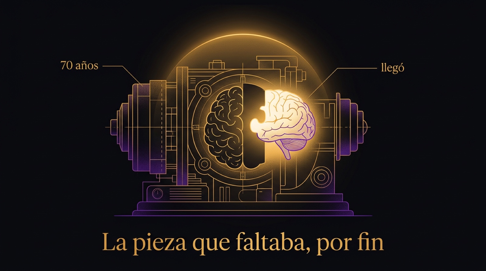 El plano tiene setenta años; la pieza que faltaba (la IA que piensa en tiempo real) por fin encaja en el hueco